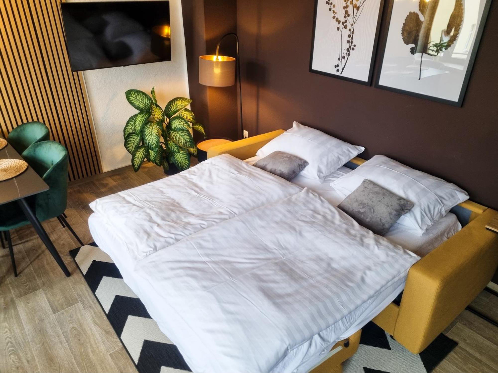 Maremar - Design Maisonette Altstadt - 4 Pers - 57Qm - Luxus Boxspringbett - Kueche - Arbeitsplatz - Privater Parkplatz Грайц Экстерьер фото